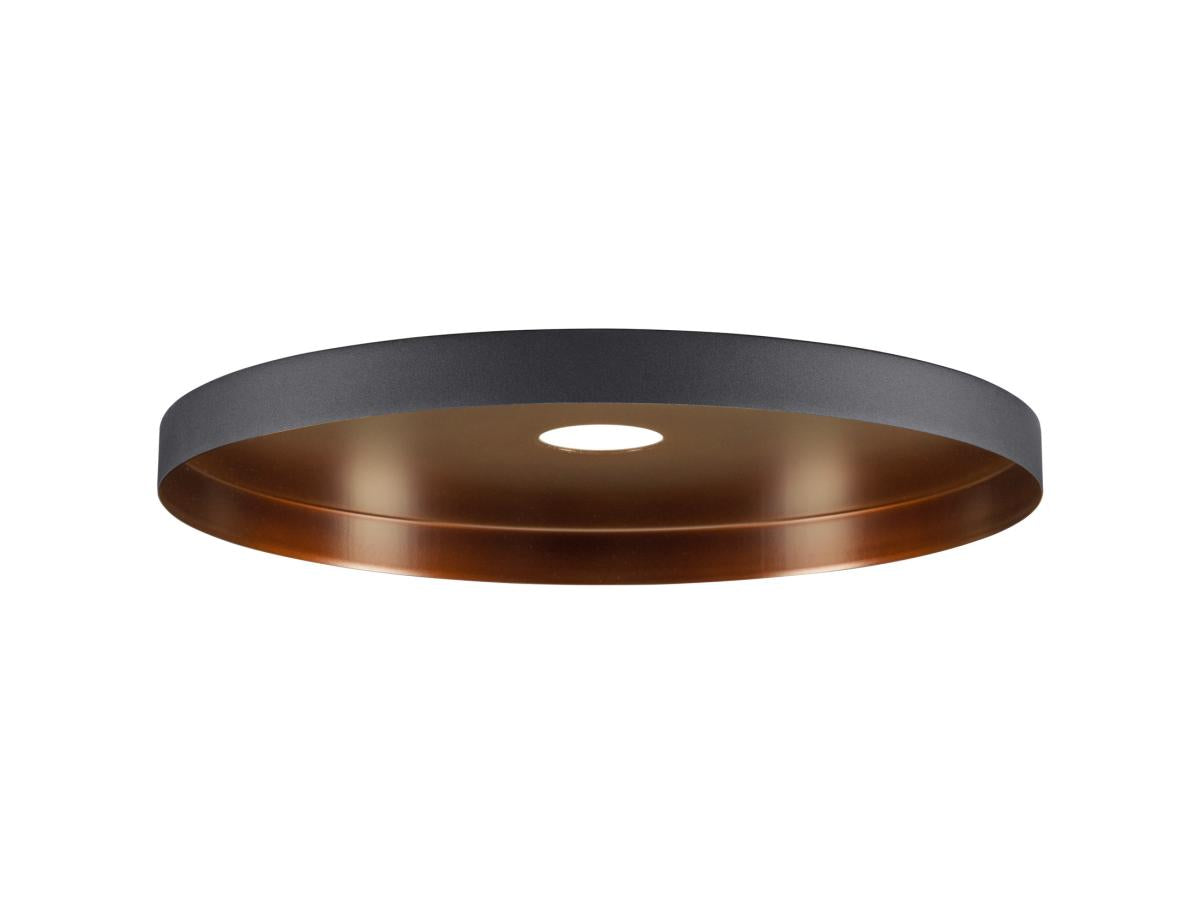 LALU® PLATE 33, Leuchtenschirm, E27 Base, Mix&Match, sw/bz