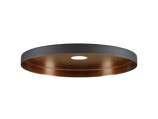 LALU® PLATE 33, Leuchtenschirm, E27 Base, Mix&Match, sw/bz