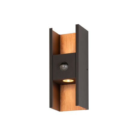 FLATT II,Wandaufbauleuchte, SENSOR, 2700K, max.10W, anthr/br