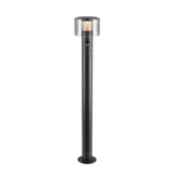 TAHA II 90, Stehleuchte, SENSOR, 2200/2700K, IP54, zyl, sw
