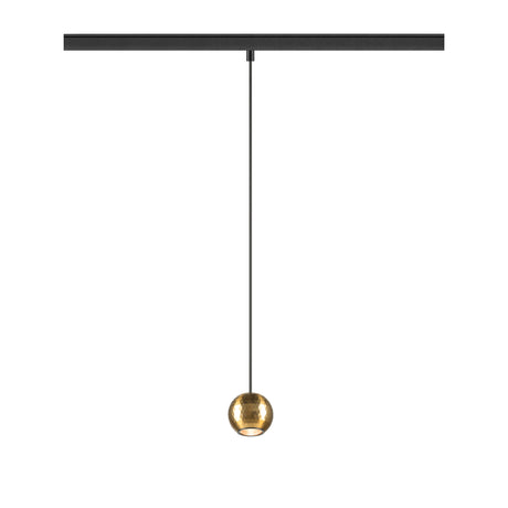 DYSKO, 48V Pendell. DALI, P.länge 200cm, 2700K, 36°, sw/gold