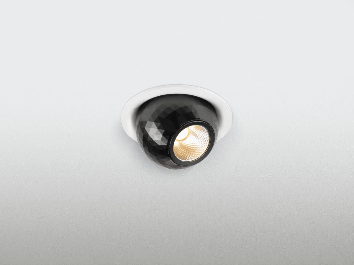 DYSKO, Deckeneinbaul. rund, PHASE, 2700K, 6.4W, 36°, ws/sw