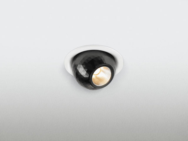 DYSKO, Deckeneinbaul. rund, PHASE, 2700K, 6.4W, 36°, ws/sw