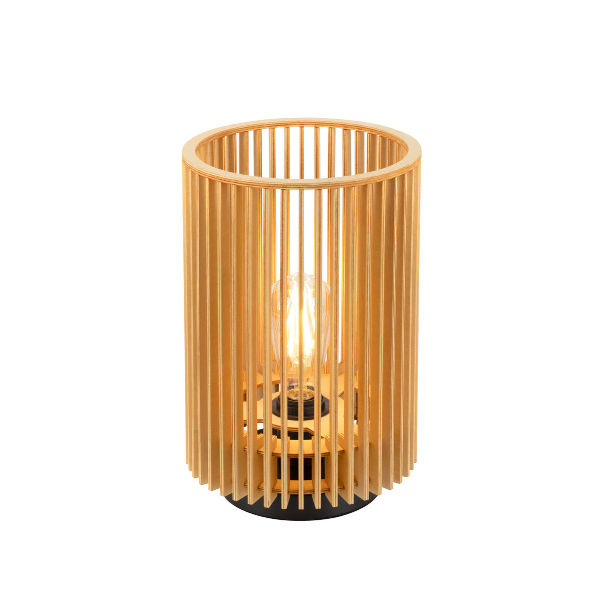 WUD TL, E27, Tischleuchte, zylindrisch, 1 x max. 40W, natur