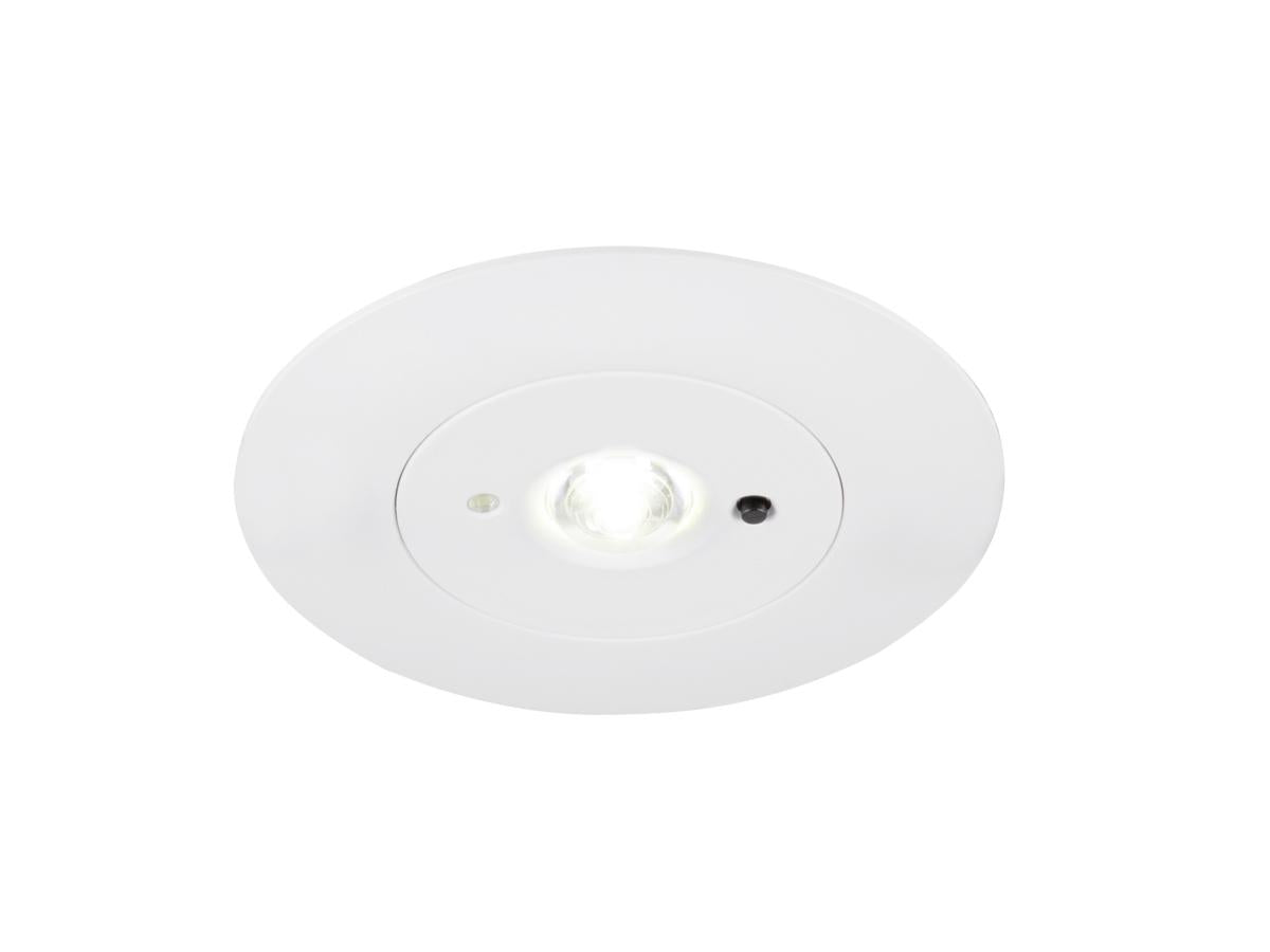 P-LIGHT, Deckeneinbauleuchte, rund, 6500K, 2W, weiß