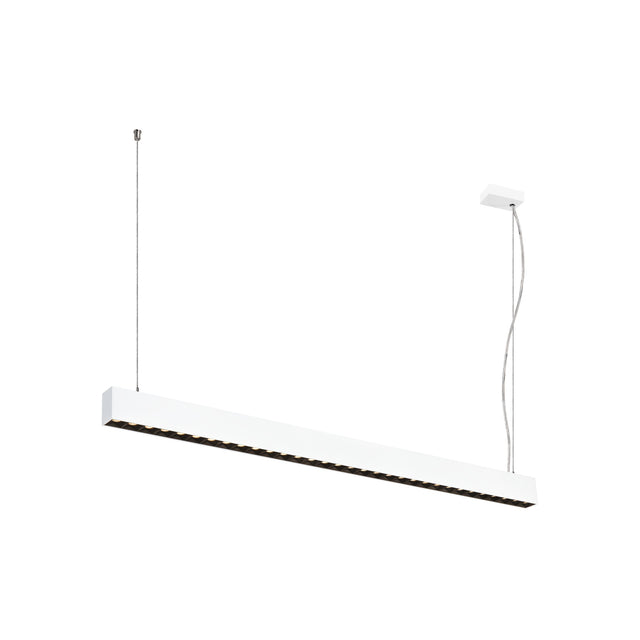 GLENOS® PRO, Pendelleuchte, DALI, UGR16, 3000K, 75°, ws/sw