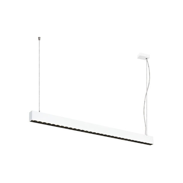 GLENOS® PRO, Pendelleuchte, DALI, UGR16, 4000K, 75°, ws/sw