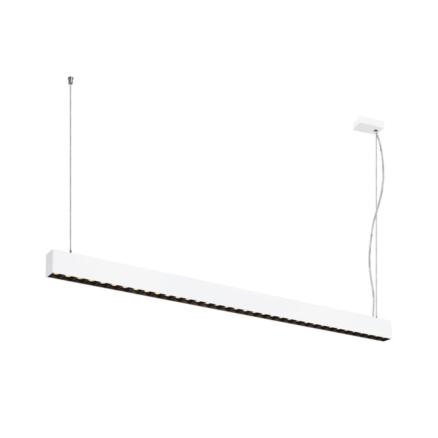 GLENOS® PRO, Pendelleuchte, DALI, UGR16, 3000K, 75°, ws/sw