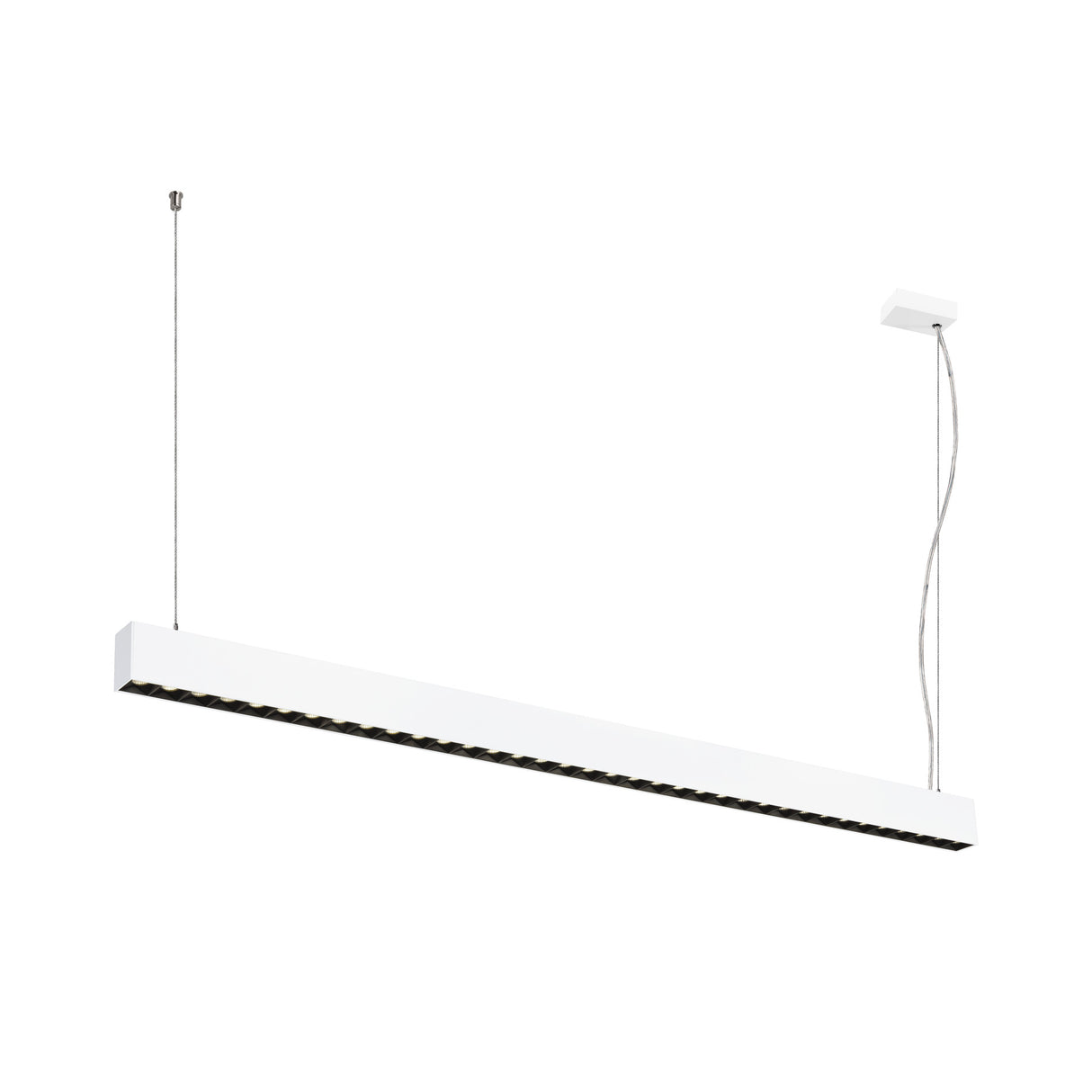 GLENOS® PRO, Pendelleuchte, DALI, UGR16,4000K, 75°, ws/sw
