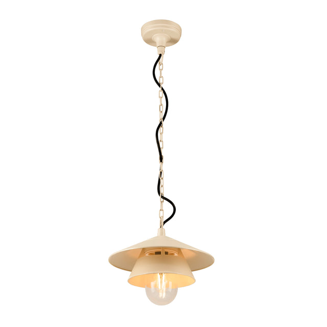 SEJERO, Pendelleuchte, E27, Pendellänge 49.1cm, 1x15W, beige