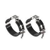 TUBULAR P, SURFACE MOUNTING BRACKET/RUBBER 2PCS