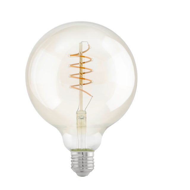 LM-E27-LED GLOBE G125 GLAS AMBER 4W/270Lm 2200K
