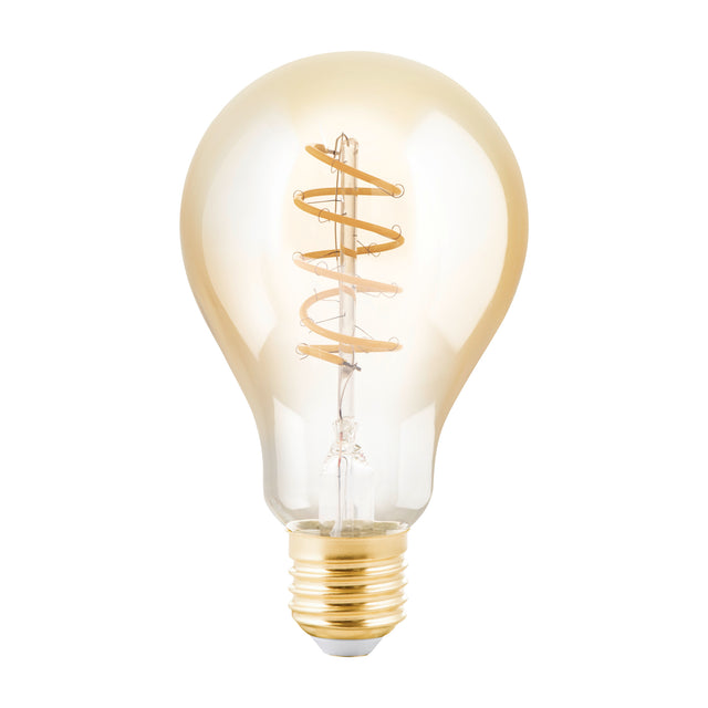 LM-E27 LED BIRNE A75 4W/245LM 2000K GLAS AMBER - DIMMBAR