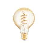 LM-E27 LED GLOBE G80 4W/245LM 2000K GLAS AMBER - DIMMBAR