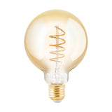 LM-E27 LED GLOBE G95 4W/245LM 2000K GLAS AMBER - DIMMBAR
