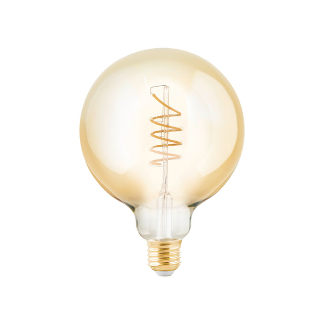 LM-E27 LED E27 G125 4W/245LM 2000K GLAS AMBER - DIMMBAR