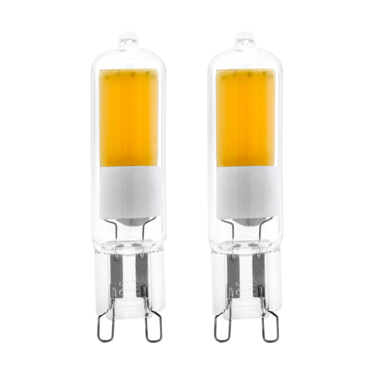 LM-G9-GLAS COB LED-STECKBIRNE 2W/200LM 3000K 2er-Set