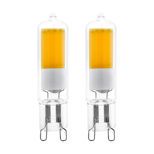 LM-G9-GLAS COB LED-STECKBIRNE 2W/200LM 3000K 2er-Set