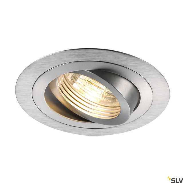 NEW TRIA GU10 Downlight, max. 50W, rund, aluminium, Alu geb.