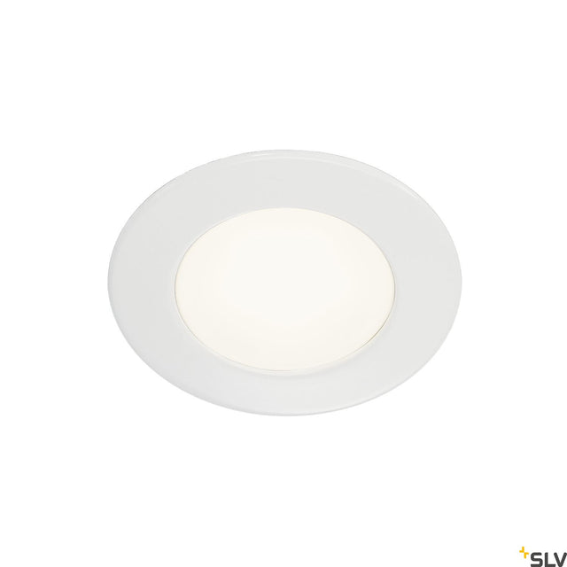 DL 126 LED Downlight, 3W, 3000K, 12V, rund, acryl, weiß