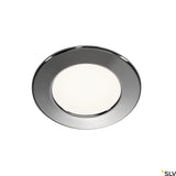 DL 126 LED Downlight, 3W, 3000K, 12V, rund, acryl, chrom