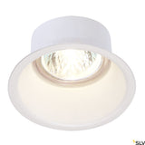 HORN Downlight GU10, max. 50W, stahl, rund, weiß