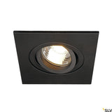 NEW TRIA XL SQUARE GU10 Downlight, mattschwarz
