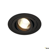 NEW TRIA GU10 ROUND Downlight, max. 50W, alu, schwarz