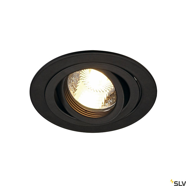 NEW TRIA GU10 ROUND Downlight, max. 50W, alu, schwarz
