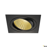 NEW TRIA LED DL SQUARE Set, 25W, 2700K, 30°, mattschwarz