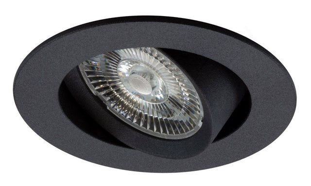 LED Einbauleuchte 8W 850lm 930 45° 24VDC IP42, schwarz