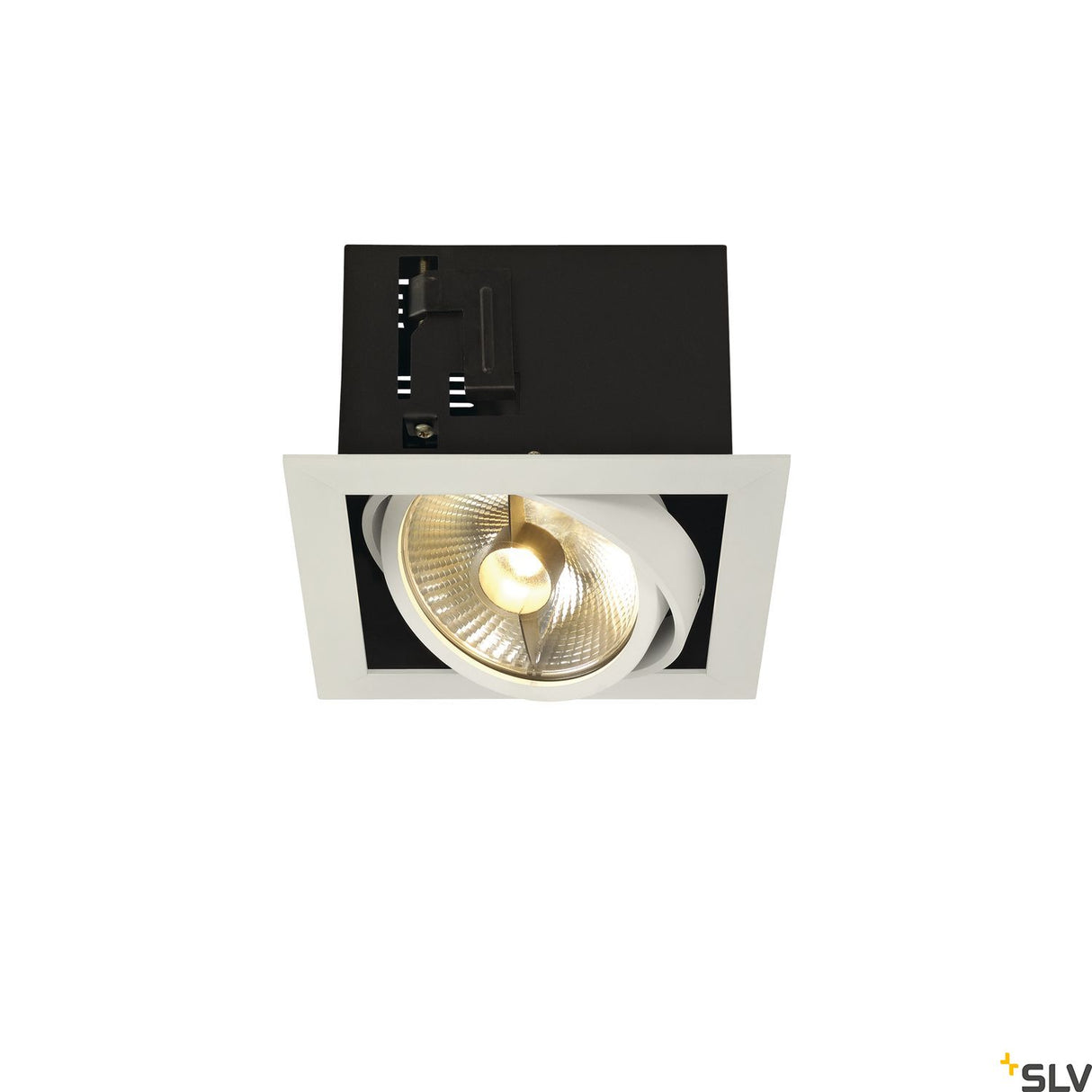 KADUX 1 ES111 Downlight, eckig, mattweiß, max. 50W