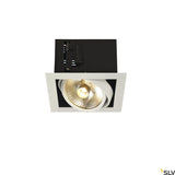 KADUX 1 ES111 Downlight, eckig, mattweiß, max. 50W