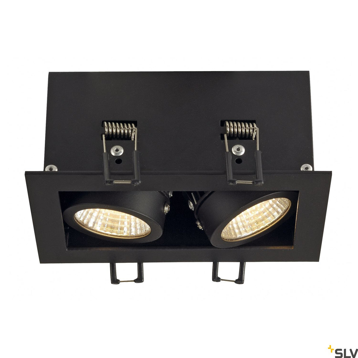 KADUX LED Double DL Set, 3000K, 38°, mattschwarz