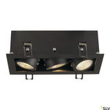 KADUX  LED Triple DL Set, 3000K, 38°, mattschwarz