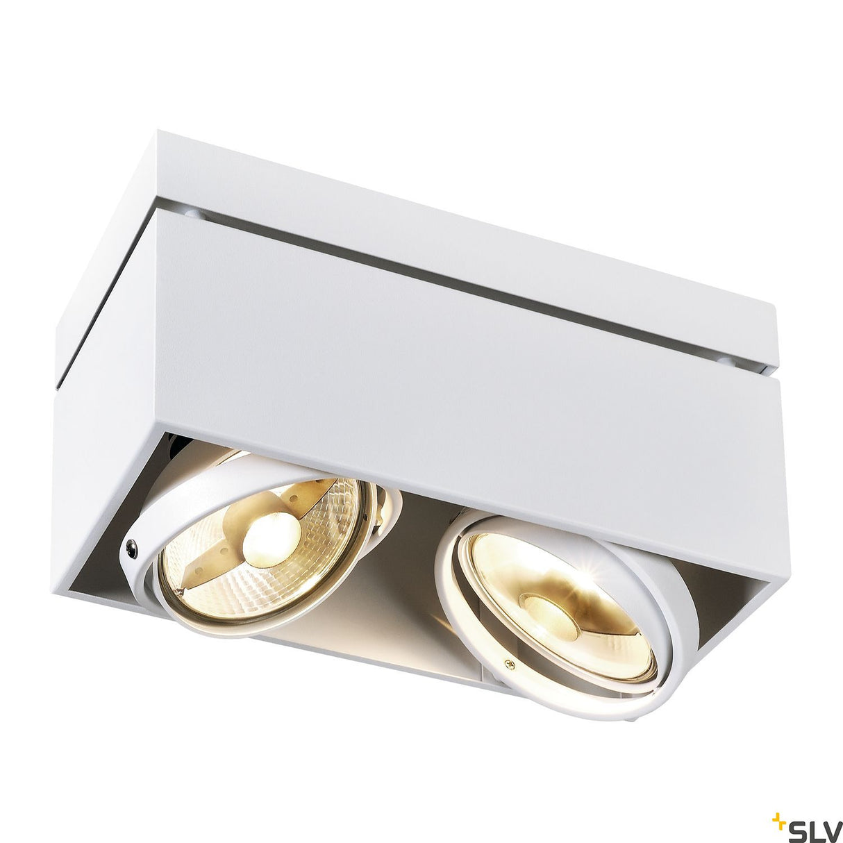KARDAMOD SURFACE SQUARE ES111 DOUBLE, max. 2x75W, weiß