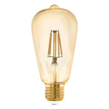 LM-E27-LED FILAMENT AMBER ST64 5.5W/500lm 2200k DIMMBAR