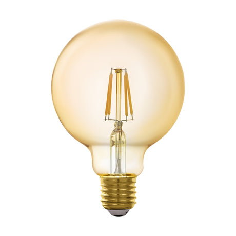LM-E27-LED-FILAMENT AMBER GLOBE G95 5.5W/500lm 2200K