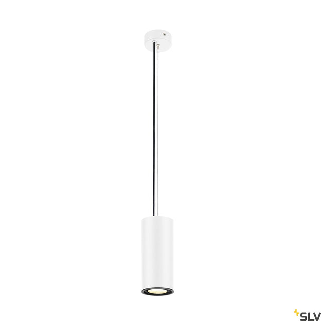 SUPROS 78 Pendelleuchte, rund, weiß, 3000K, 60° Linse