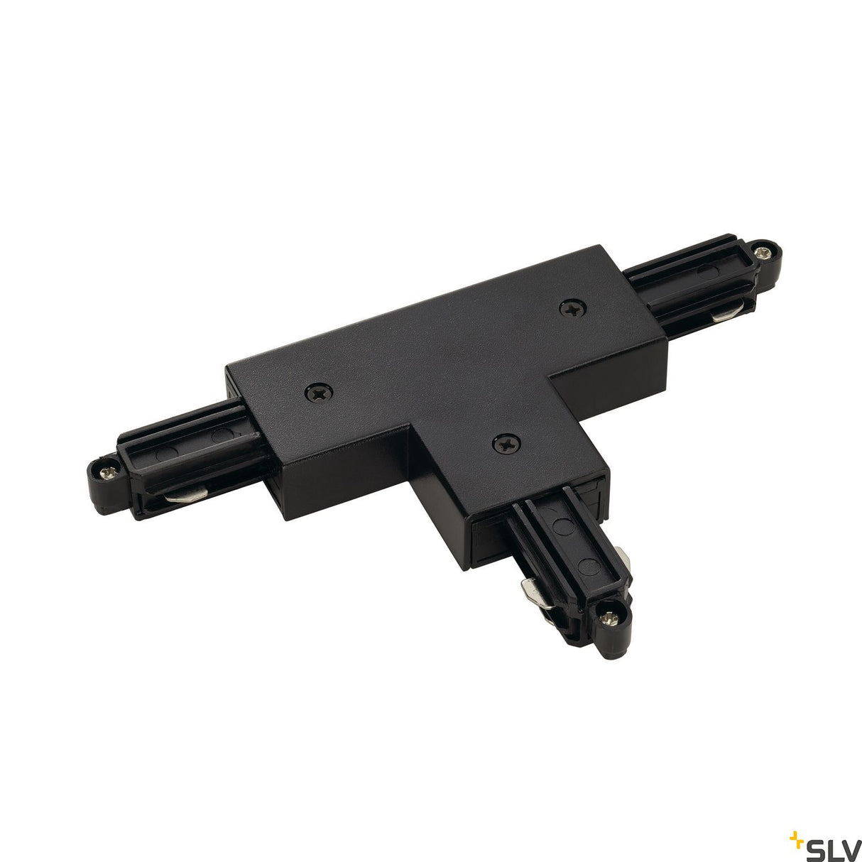 T-Verbinder für 1-Ph HV-Stromschiene, schwarz, Erde links