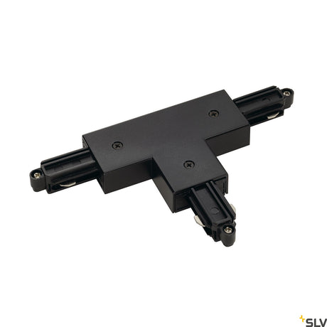 T-Verbinder für 1-Ph HV-Stromschiene, schwarz, Erde rechts