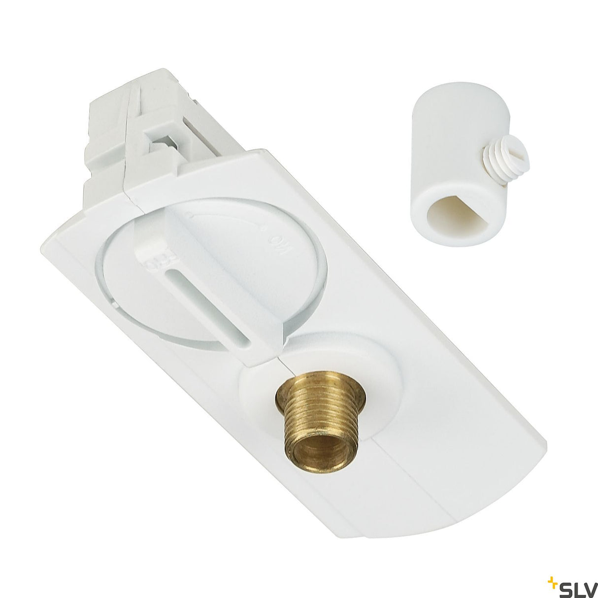 1-Phasen Pendelleuchtenadapter inkl. Zugentlastung, weiß