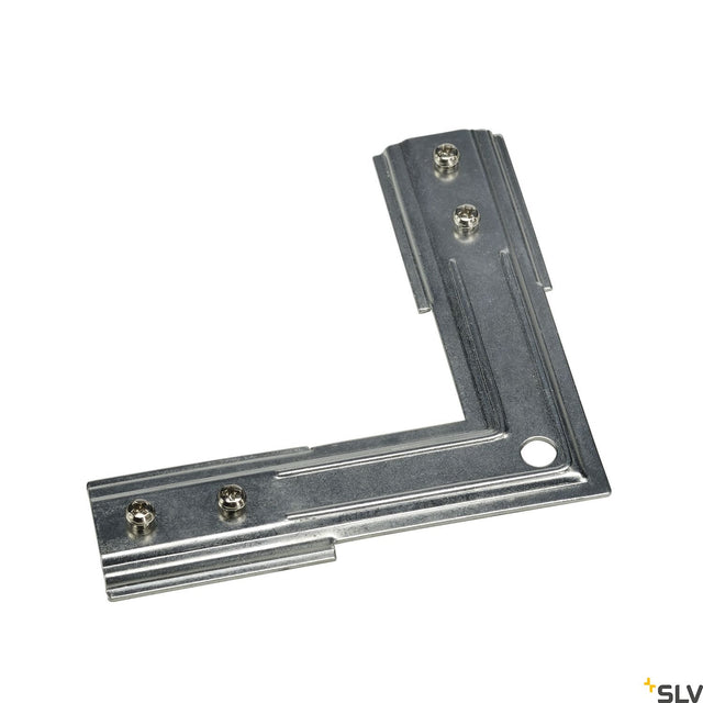 Stabilisator Eckverbinder für 1Ph HV-Stromsch., nickel matt