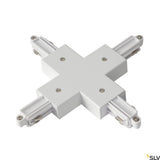 X-Verbinder für 1-Ph HV-Stromschiene, Aufbauversion weiss