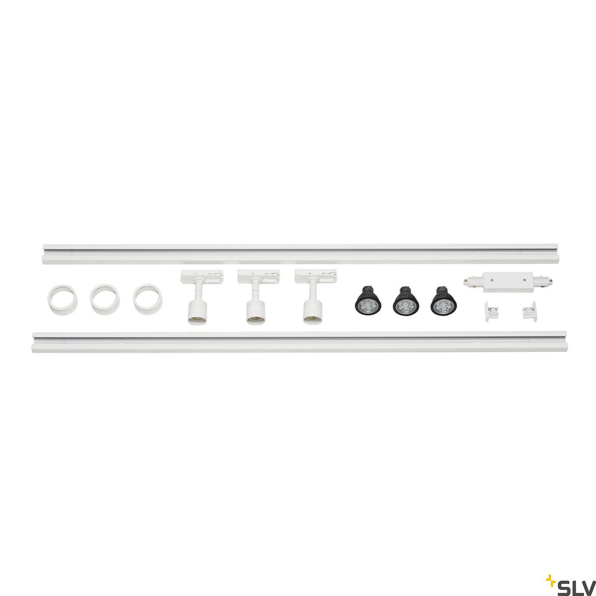 1-Phasen Hochvolt-Set, weiss, 2x1m, inkl. 3xPURI und LED