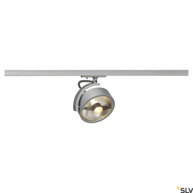 KALU TRACK QPAR111 Leuchten- kopf, silber,inkl. 1P.-Adapter