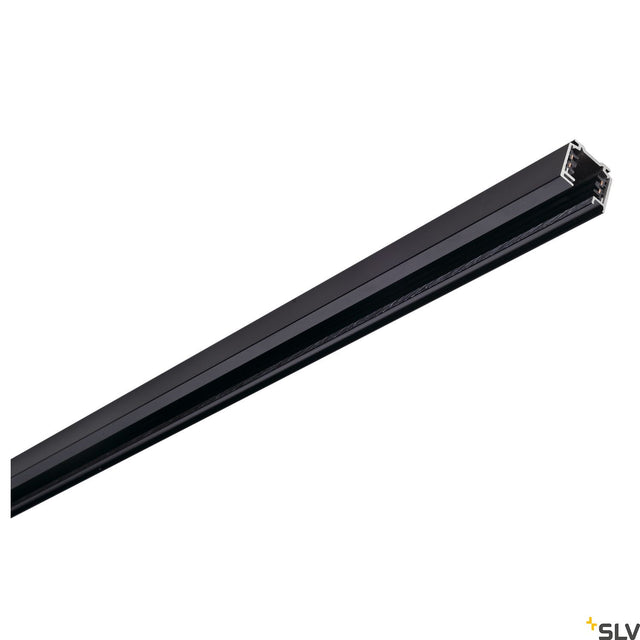 EUTRAC 3-Phasen Stromschiene anbau, 1 Meter, schwarz