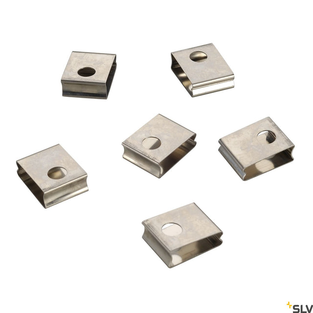 EUTRAC Federclip für 3 Phasen Einbauschiene, weiß (6er Pack)