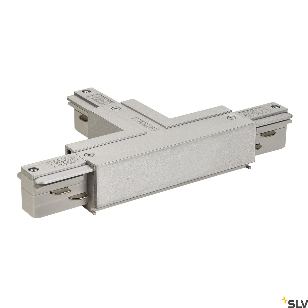 EUTRAC T-Verbinder Schutzleiter links, silbergrau
