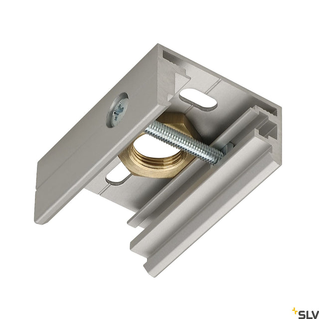 EUTRAC Pendelclip für 3-Phasenstromschiene, silbergrau